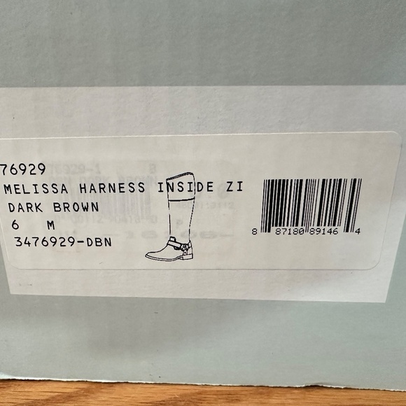 FRYE Melissa Harness Riding Boots - Size 6 - Color: Dark Brown - Picture 9 of 16